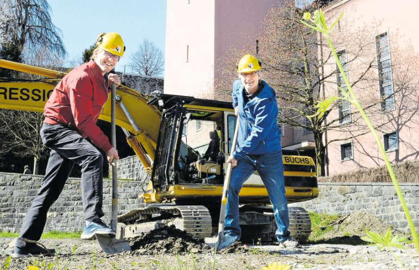 Spatenstich Kirchgemeindehaus